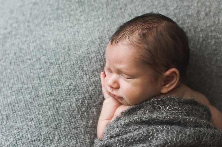 Nicole Parizo Photography | Chicago Newborn Photographer | sleepy boy