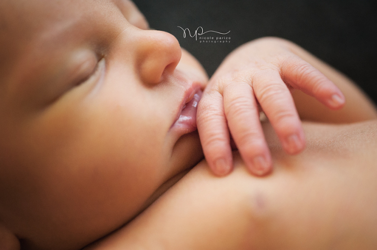 Nicole Parizo Photography | Chicago Newborn Photographer | newborn hand