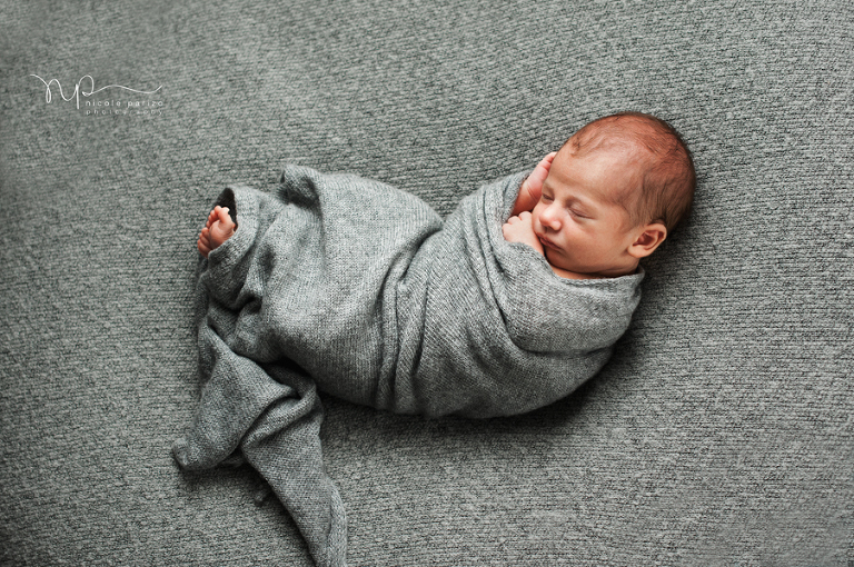 Nicole Parizo Photography | Chicago Newborn Photographer | sleepy baby